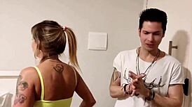 Sneaky Physiotherapist Devours Mature Man's Bareback Ass in Raw Gay Session