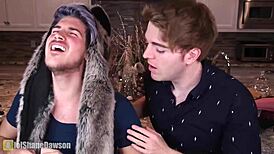 Tempting thong tease with female condom trial