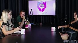 omg val mineirinha's bora cast compil with bruna carlos in sheer red lingerie 😍🔥 watch these sexy latinas orgasm public!