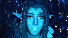 She Lives for Avatar Whoredom Webcam Dancing Beauty Gone Wild!