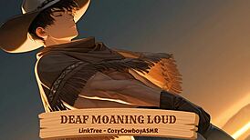 Loud deaf moans erupt in ecstasy