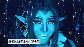 She Lives for Avatar Whoredom Webcam Dancing Beauty Gone Wild!