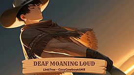 Loud deaf moans erupt in ecstasy