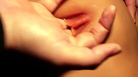 Intense Pussy Picking Practice on Shaved Real Fuck Doll