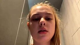 She trains hard in the gym then gets fucked deep