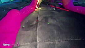 Kensie Snow's Neon Pink Pussy Party Gets Wild!