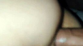 POV wife milf bares tits ass in stockings for porn backstage shoot 📹🍑