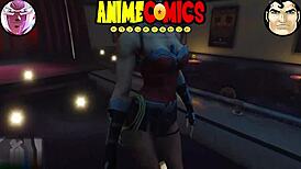 mujer maravilla de prostituta ready to save the day with her comic book curves