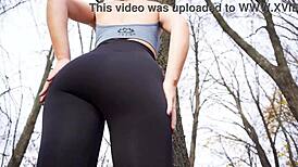 Crave fit milf's sexy ass in tight black leggings? 👀🍑