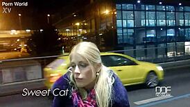 Czech college blondes deliver super pov blowjob with ball licking