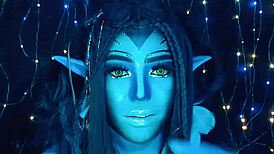 She Lives for Avatar Whoredom Webcam Dancing Beauty Gone Wild!