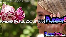 Sky Wonderland Blonde Bombshell Unveils Slender Curves Outdoor Striptease