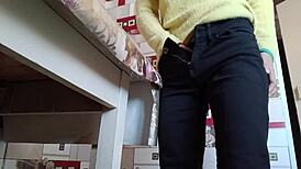 i crave stepsister's solo pussy rubbing to multiple moaning orgasms