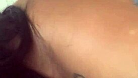 BIG BLACK COCK Fills Latina Teen's Ass Outdoor No Condom Creampie