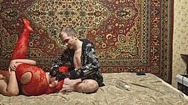 i can't stop watching sasha earth's ass dildo masturbation with mistress anastasia's commands