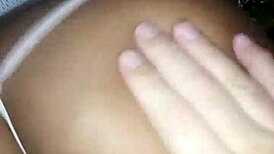 latina's perfect big ass tempts in tight pink thong panties