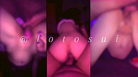 Lotosui's Hot Pussy Pounded Intensely with Monster Cock and Massive Cum Loads