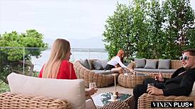 wanna see this stunning redhead bounce on that monster cock till she explodes?