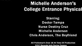 spread those big tits and ass for dr tampa's entrance exam michelle