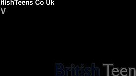 naughty british college blonde student fucks stepdad creampie in stockings