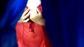 Neighbor's big ass pussy play almost catches me creaming her!