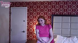 doesn't perverted boss seth brogan love slamming redhead strawberry fields' wet swollen pussy on his desk?