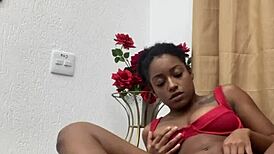 Beautiful Brazilian Latina Teen Prepares for Sexy Amateur Video Dance Part 1