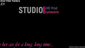 ready for lumacarie's destroyed ass in interracial double anal gangbang?