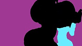 muscular bodybuilder dominates sexy brunette in street fight game