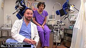 student jackie banes caught and cum blasted by doctor tampa in hospital!