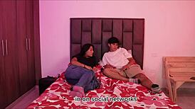 mishell loses game so colombian latina gets creampie fucked pov first time by boyfriend