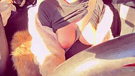 Italian Milf Artemisia Love's Massive Tits Bounce Wild On Drive