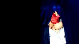 Neighbor's big ass pussy play almost catches me creaming her!