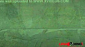 Kristy Black takes DAP double anal piss drink with big black cocks gaping