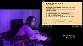 bbw brunette's naked remaster secrets playthrough part 3 big natural tits