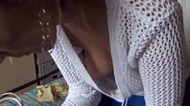 Ever caught a dirty babe's downblouse nipple slip tease?