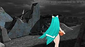 hatsune miku's full nude cat costume mod revealed