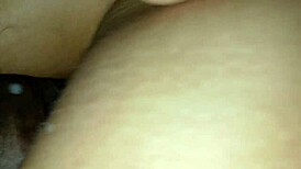 stepmom shares bed fingering wet pussy with stepson before riding his cock