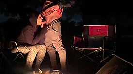 outdoor campsite pounding leaves her begging for that risky creampie fill