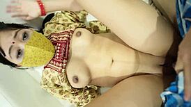 Cute Indian Maid Gets Horny While Working