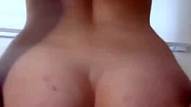 Perfect Ass Latina Housewife Rides Big Black Cock in Rough Night Cowgirl