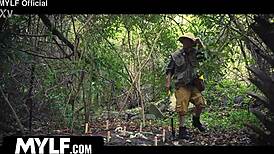 can you believe this tall redhead milf finally gets dominated into amazon cock sucking?