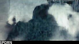 i love elegant blonde milf's lingerie and her cum-filled mouth