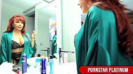 Horny Gilf Sexy Vanessa Jumps On Kevin Stallion's Huge Presence