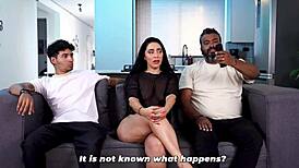 Big Bottomed Stepmom Craves Stepson's Cock Over Husband's Lame Thrusts