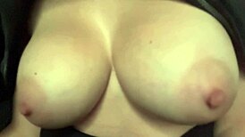 italian milf artemisia flashes bouncing big tits in slow motion