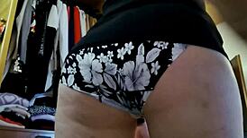 Italian Nerd Girl Farts on Your Face While Shaking Ass and Teasing Dirty.