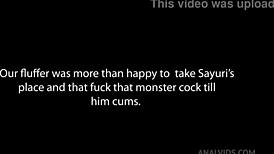 sayuri, can you handle big jahman's huge cock stretching your tight pussy?