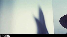 i love elegant blonde milf's lingerie and her cum-filled mouth