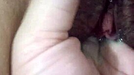 Girlfriend's Tight Vagina Fingered Deep Inside for Intense Pleasure